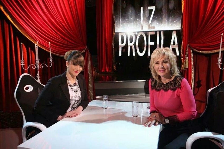 Vesna Milanović i Lepa Brena u emisiji "Iz profila"