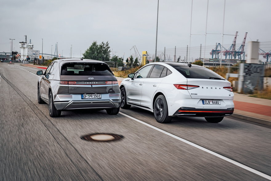 Hyundai Ioniq 5 i Skoda Enyaq Coupe 2022 - porównanie