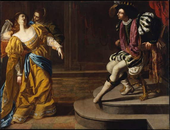 Artemisia Gentileschi, "Esther before Ahasuereus" ("Estera przed Aswerusem", ok. 1628-30)