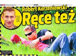 Publiczne pieszczoty Korzeniowskiego