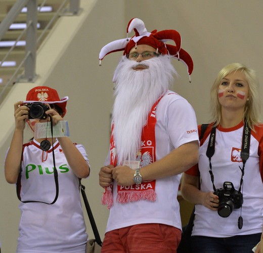 Kamil Stoch zabrał żonę na mecz polskich siatkarzy w Lidze Światowej