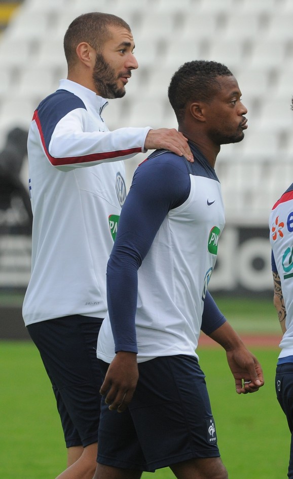 Karim Benzema, Patris Evra