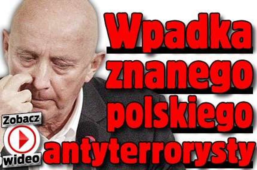 Wpadka znanego polskiego antyterrorysty. FILM