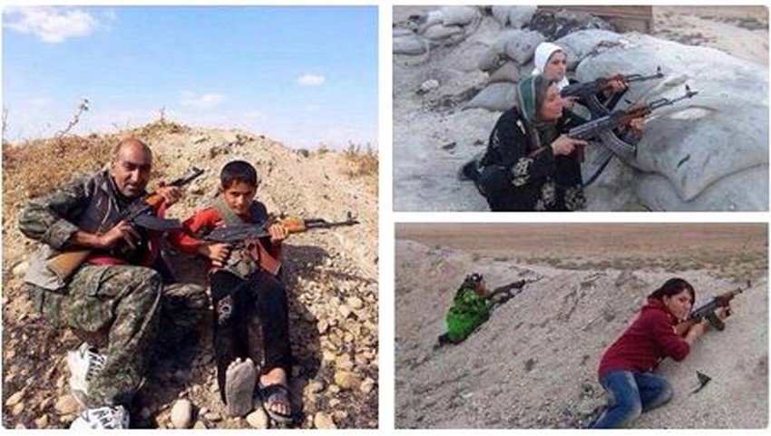 I deca i žene su učestvovali u oslobođenju grada