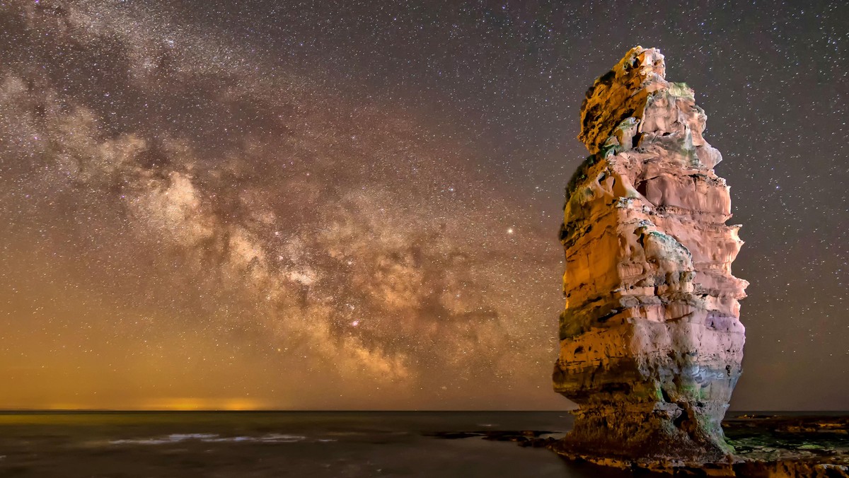 Rój meteoroidów nad Zatoką Ladram,