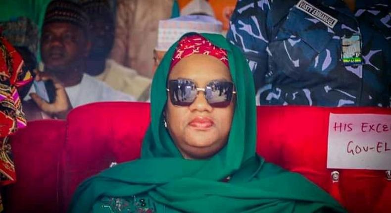 Wife of Zamfara Governor, Hajjiya Huriya Lawal [Twitter:@Hurriya_DLD]