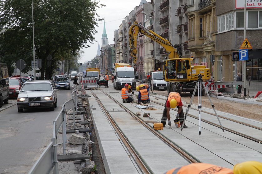 budowa tunelu na trasie wz w Łodzi