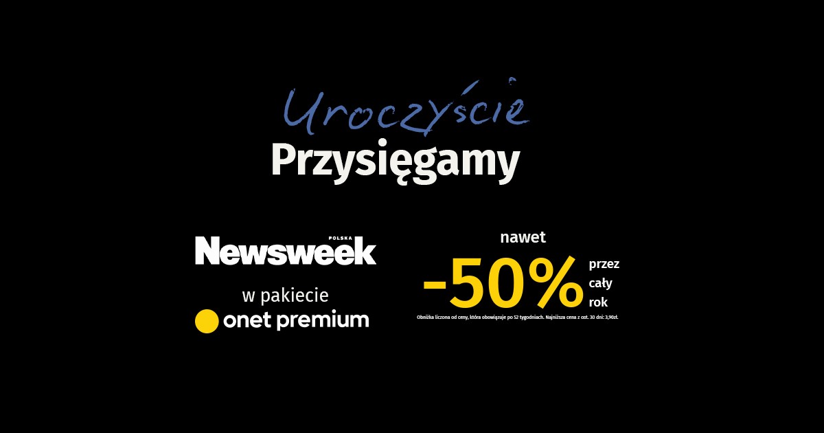 Subskrybuj "Newsweeka" w pakiecie Onet Premium w wakacyjnej cenie [AUTOPROMOCJA]