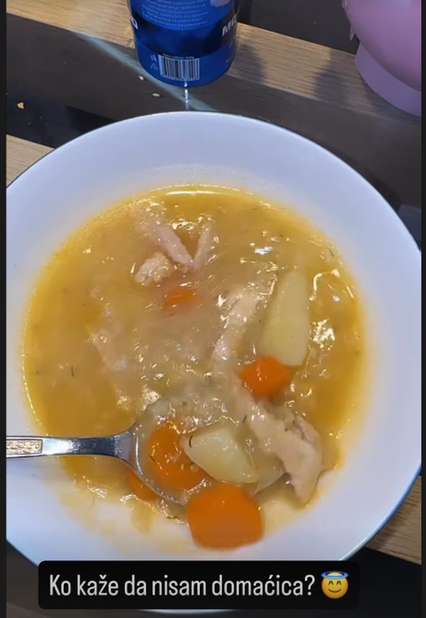 Luna Đogani spremila domaću supu