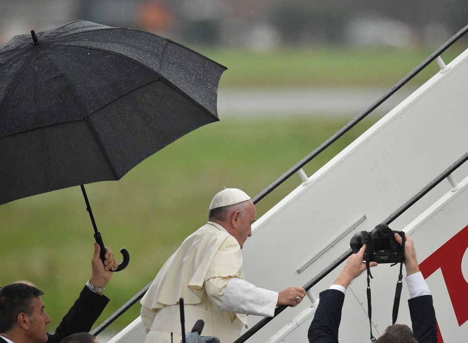 KRAKÓW-BALICE ŚDM 2016 PAPIEŻ FRANCISZEK (papież Franciszek)