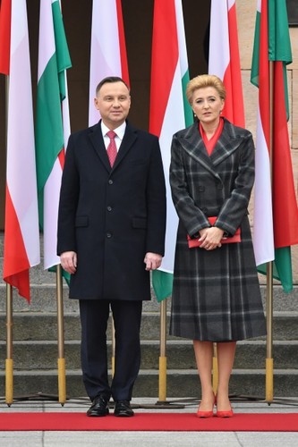 Andrzej Duda i Agata Kornhauser-Duda