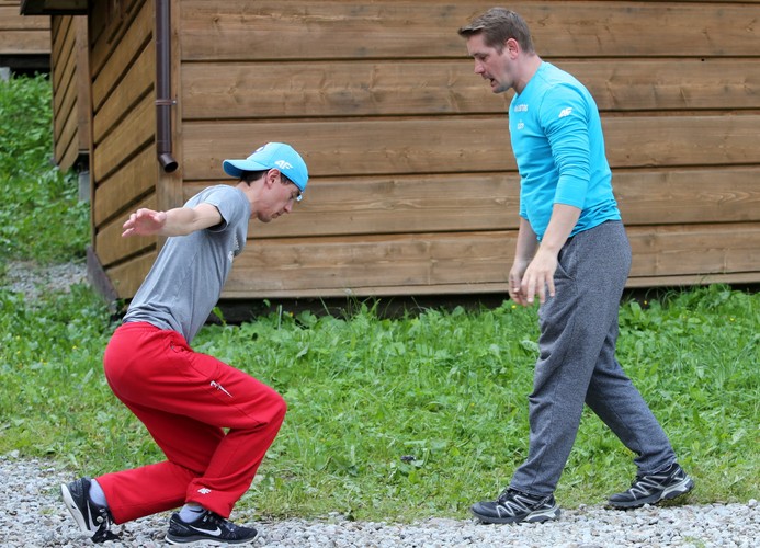 Kadra polskich skoczków narciarskich trenuje w Zakopanem