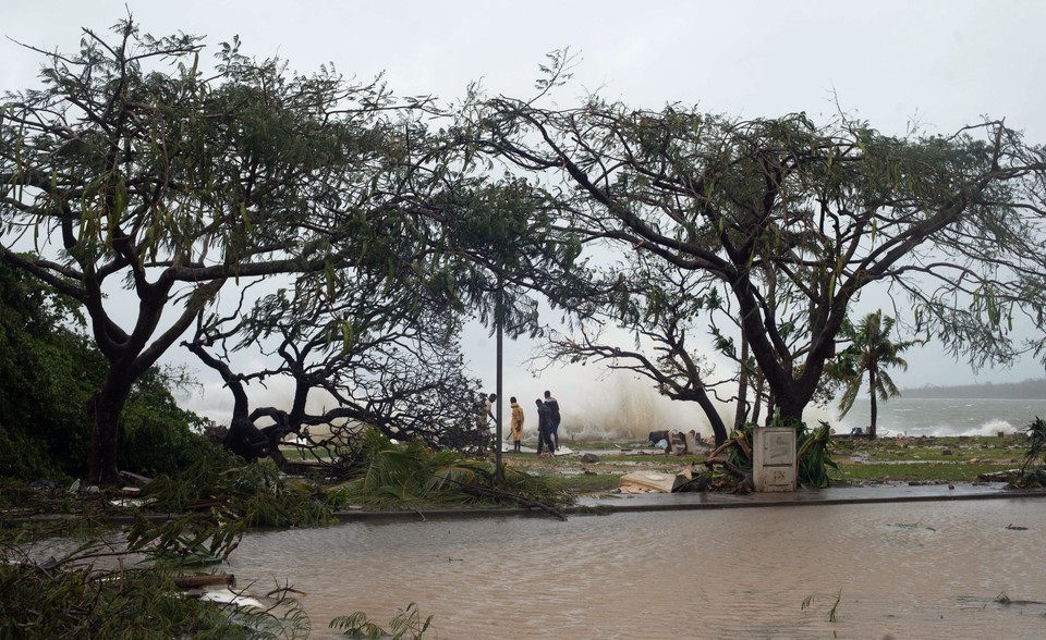 VANUATU WEATHER CYCLONE PAM (Tropical Cyclone Pam rips through South Pacific)