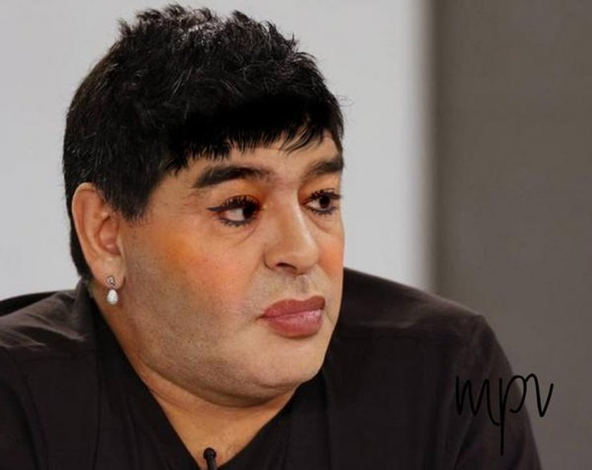 Maradona zrobił sobie usta!