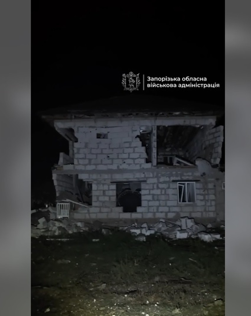 Posledice ruskog napada na Zaporožje u noći 2. novembra