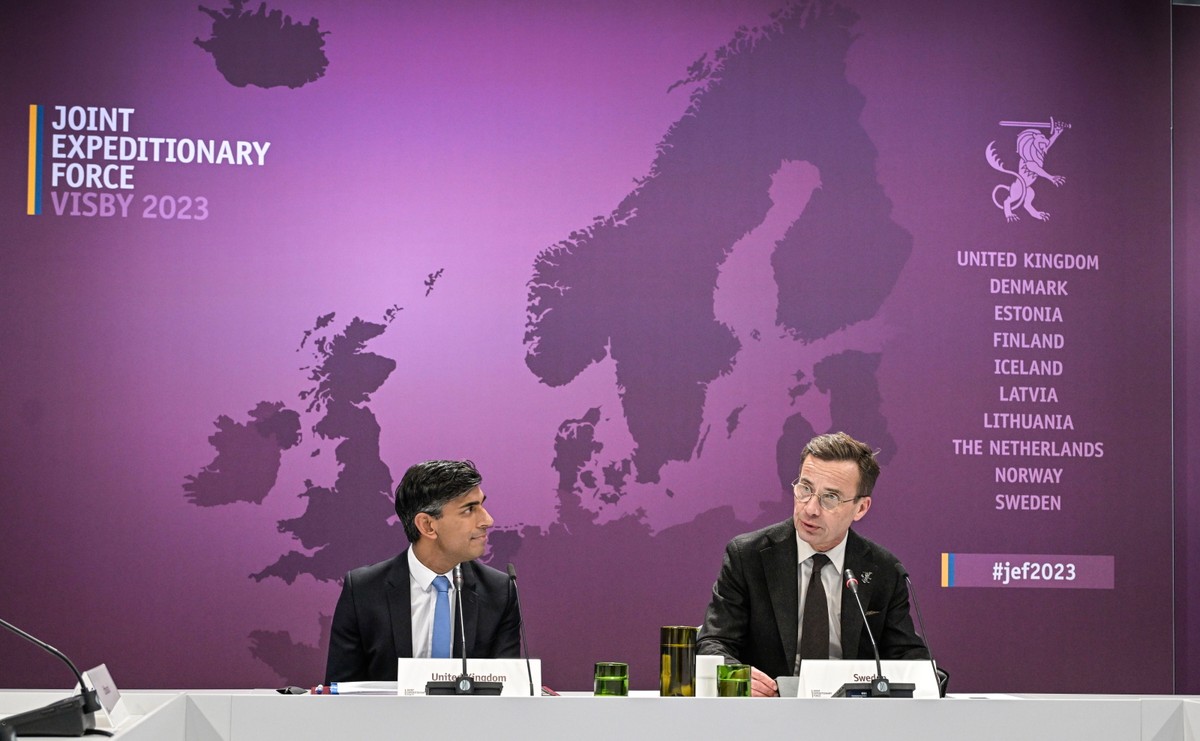 Rishi Sunak i Ulf Kristersson