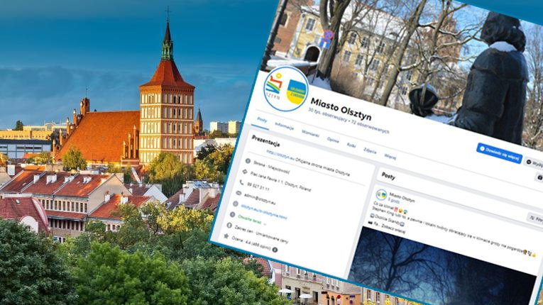 Mieszkaniec Olsztyna zapytał urzędników o oficjalny profil miasta na Facebooku. Jakie otrzymał odpowiedzi?