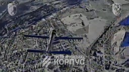 ukraiński operator zestrzelił amerykański dron.