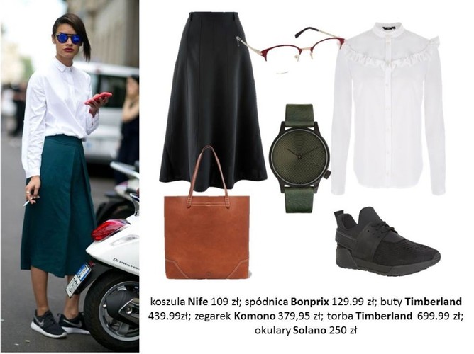 STYLIZACJE do pracy ze sneakersami