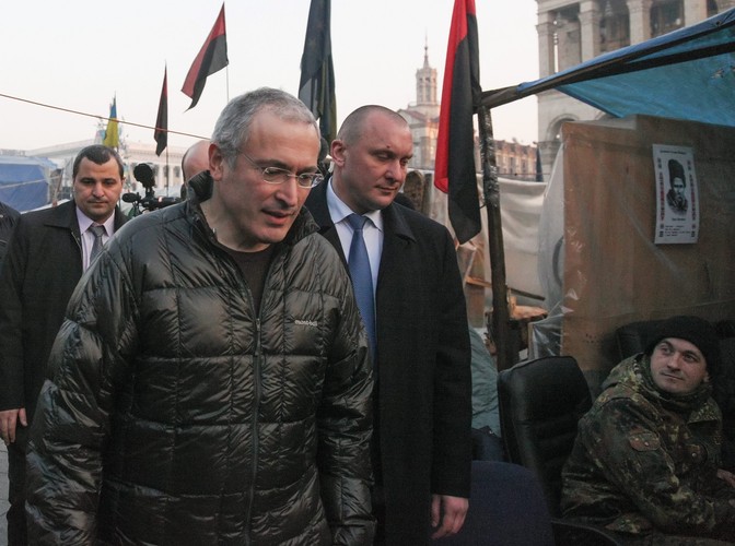 Michaił Chodorkowski w Kijowie