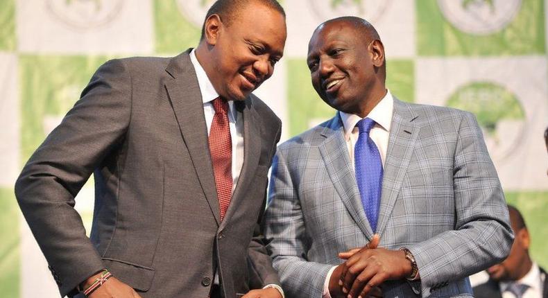 President Uhuru Kenyatta and his deputy William Ruto