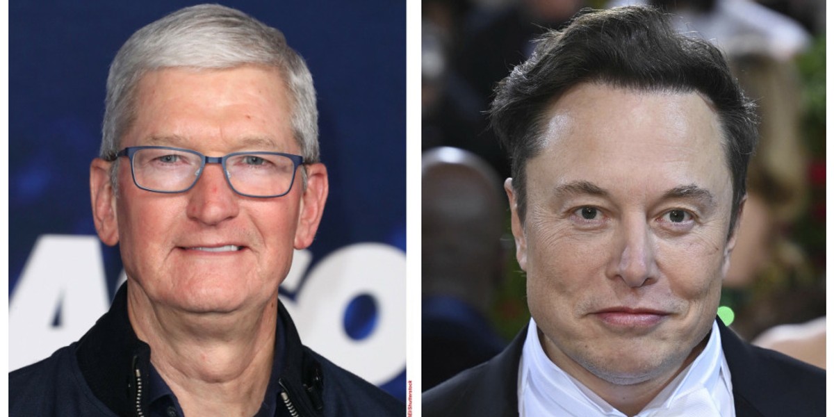 Tim Cook i Elon Musk