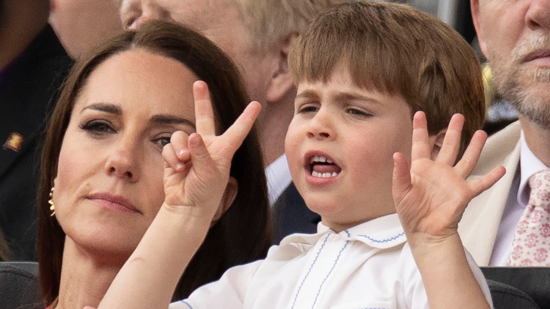 Princ Louis z Cambridge počas osláv platinového jubilea kráľovnej Alžbety II., v Londýne 5. júna 2022