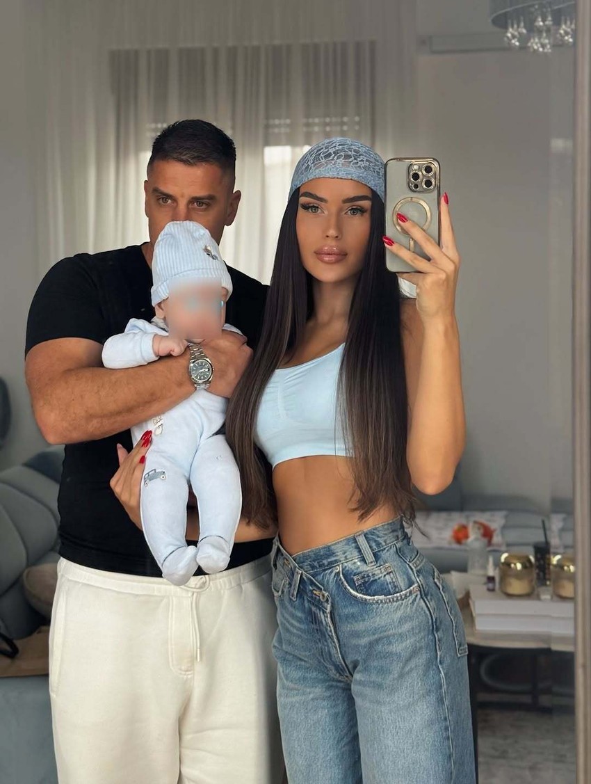 David Dragojević sa ženom i sinom