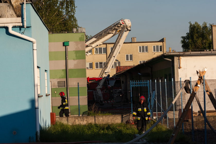 Pożar przy Jeleniogórskiej