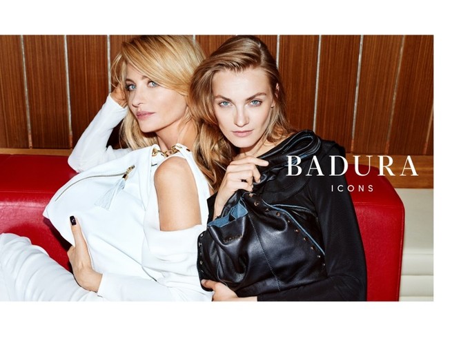 Aneta Kręglicka i Anna Jagodzińska w kampanii Badura jesień/zima 2017/2018
