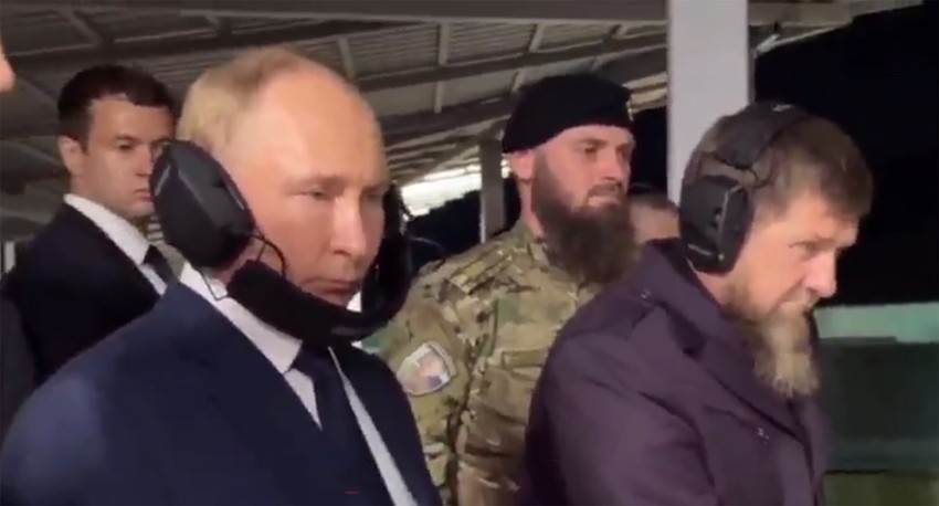 Vladimir Putin i Ramzan Kadirov