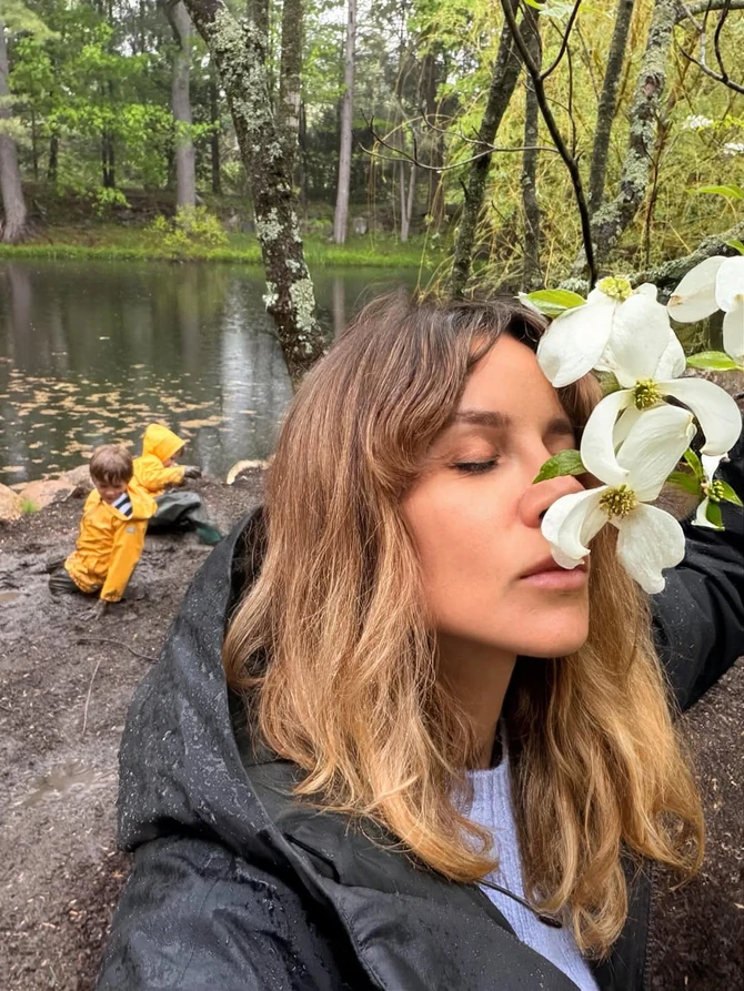 Alehandra Silva sa sinovima