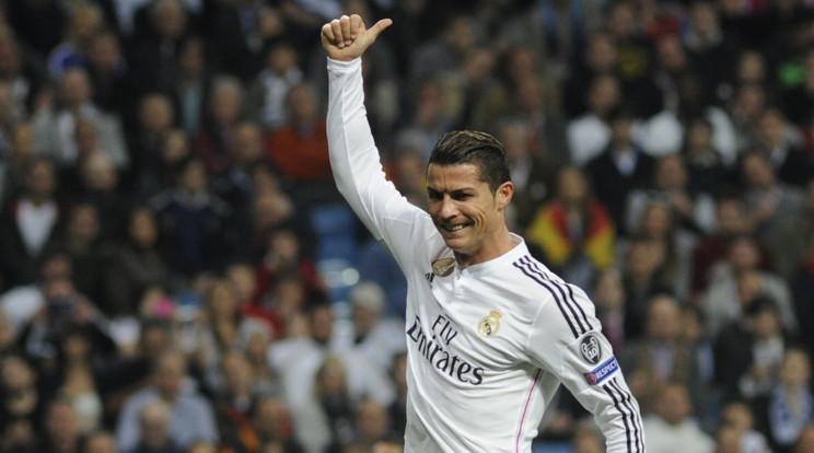 Ronaldo három gólt szerzett az Espanyol ellen, jobbal, ballal és
fejjel is betalált / Fotó: Northfoto