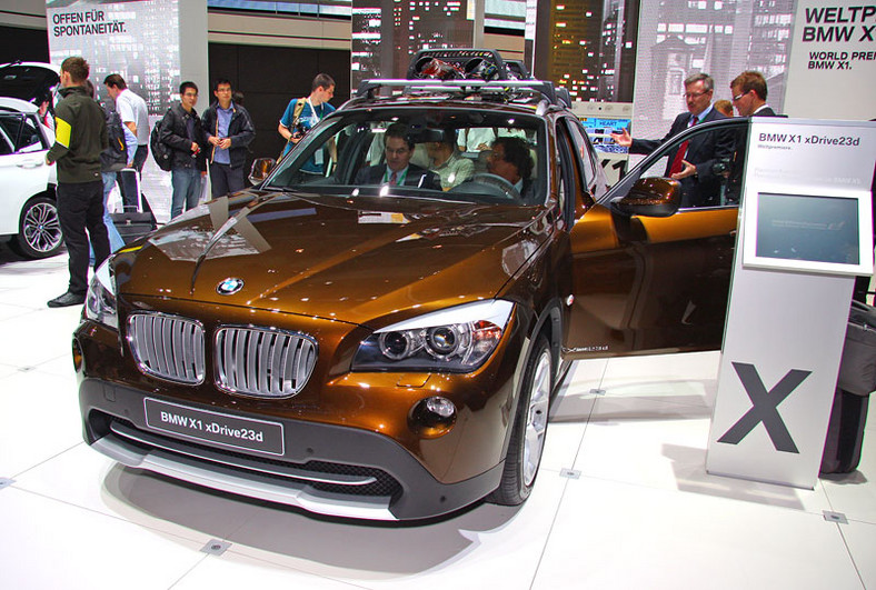 IAA Frankfurt 2009 BMW X1 pierwsze wrażenia, dane