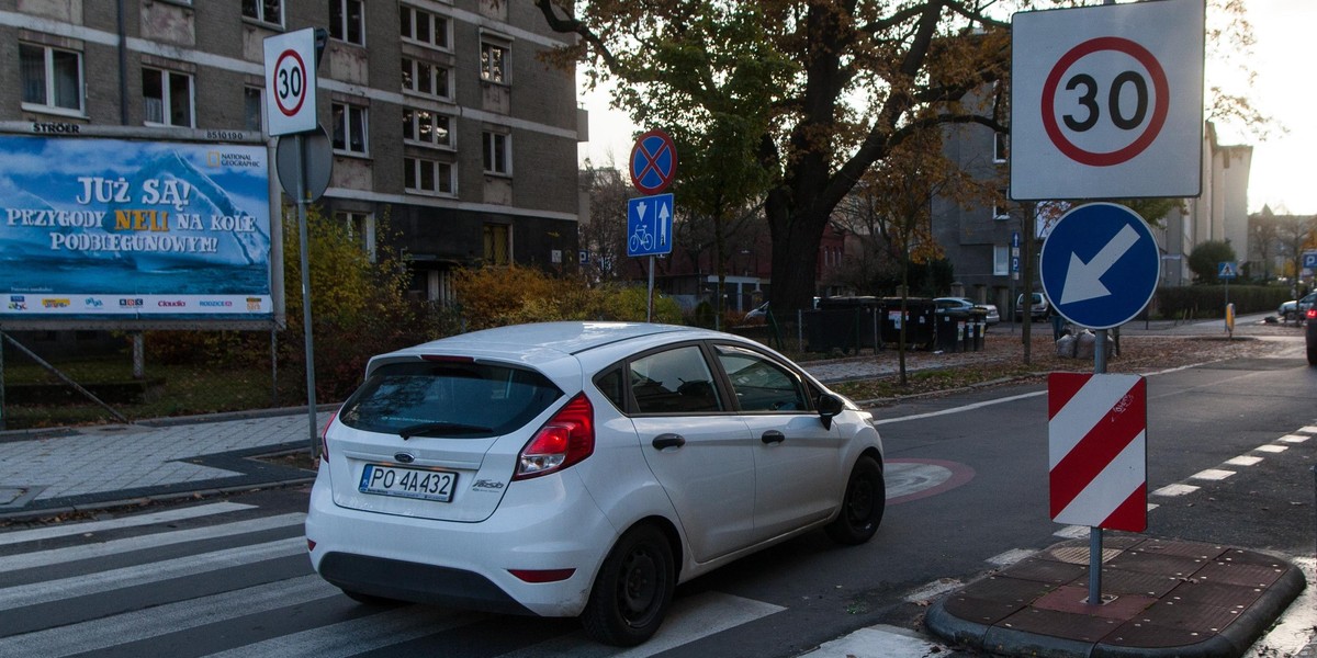 Po wprowadzeniu strefy Tempo 30 w centrum Poznania, władze miasta już planują kolejne jej rozszerzenie