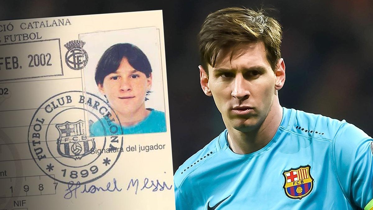 Lionel Messi Leo Messi legitymacja