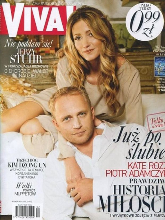 Kate Rozz i Piotr Adamczyk na okładce magazynu "Viva!"