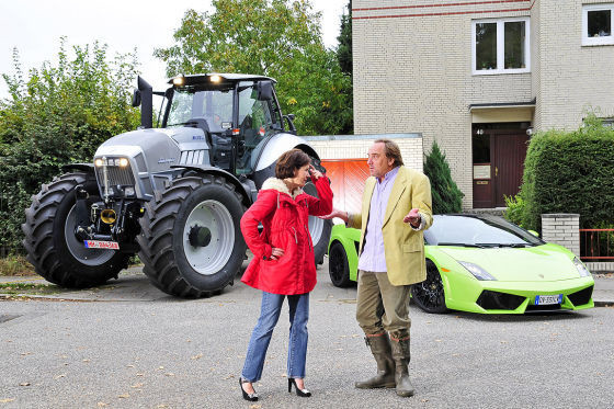 Traktor Lamborghini kontra Gallardo