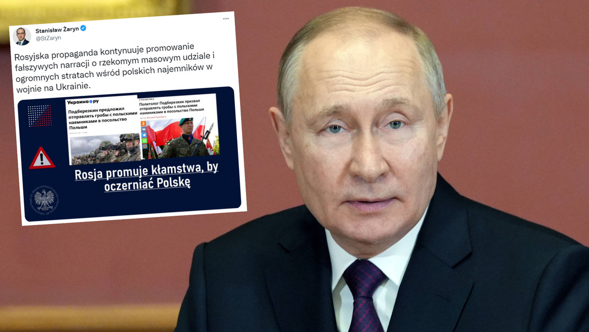 Rosyjska propaganda uderza w Polskę. "Ogromne straty wśród najemników"