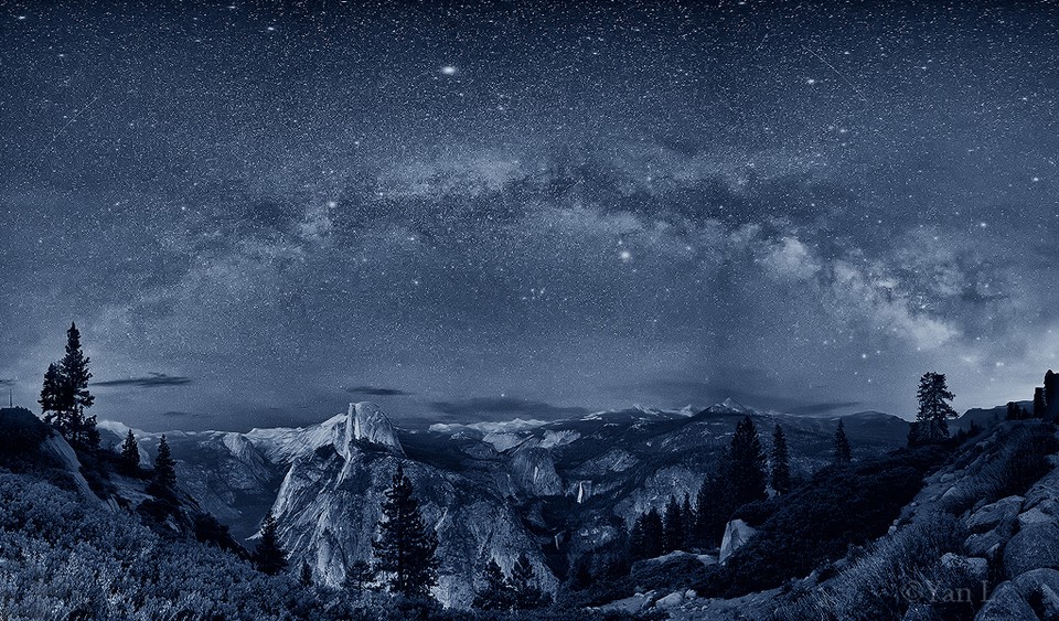 "Droga Mleczna nad Glacier Point, Yosemite", fot. Yan L/Yan Photography