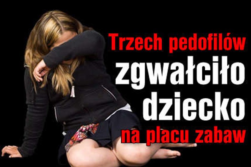 Trzech pedofilów zgwałciło dziecko na placu zabaw