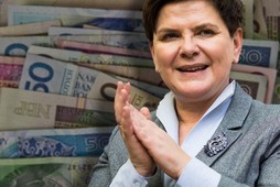 szydło, hajs, kasa, pieniądze, premie, nagrody dla ministrów