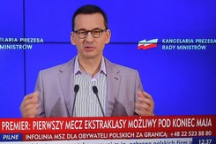 Premier Morawiecki przedstawił plan 'odmrażania sportu'