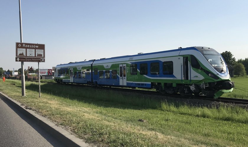 Wypadek na przejeździe kolejowym w Rzeszowie