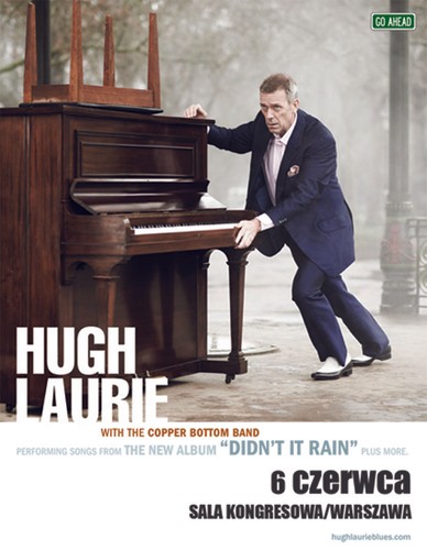 Hugh Laurie wystąpi w Polsce