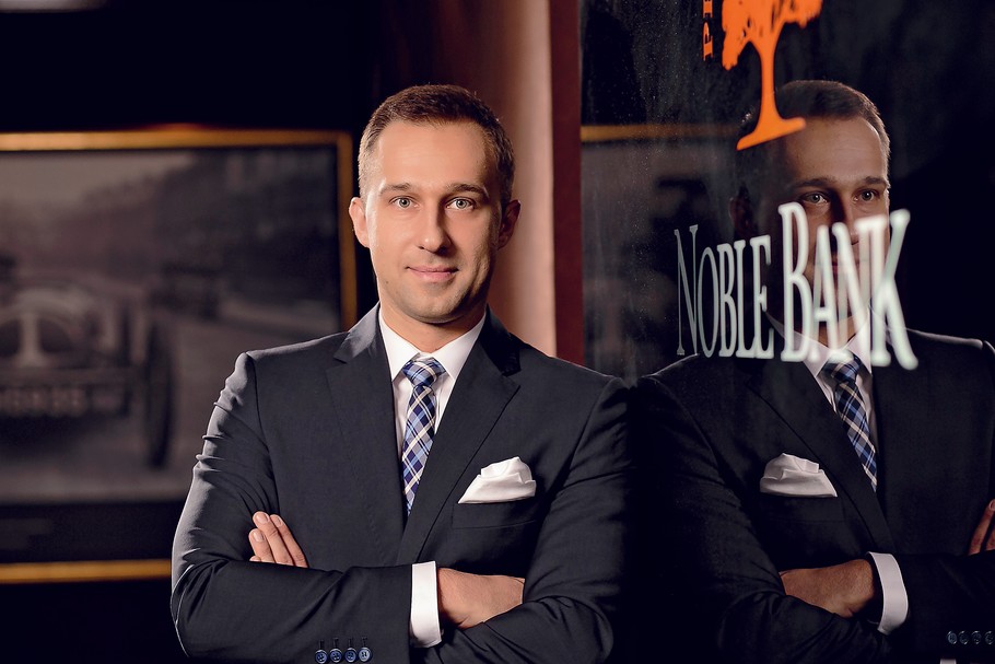 Adrian Wardęga, wealth manager, Noble Bank, Poznań