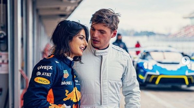 ﷯Verstappen és Kelly Piquet év elején jelentette be, hogy egy párt alkotnak / Fotó: Instagram