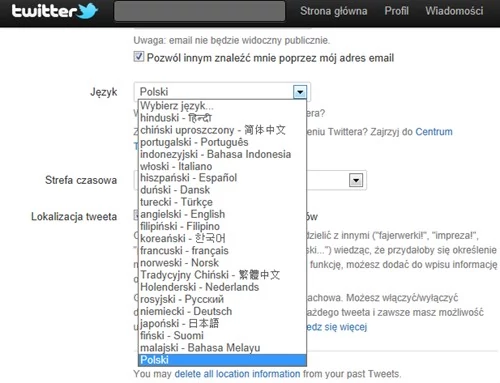 Może jeszcze nie wiecie, ale od kilku dni Twitter dostępny jest również po polsku.