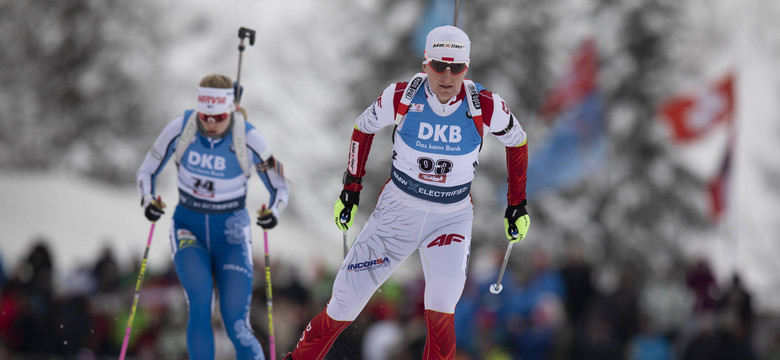 PŚ w biathlonie: 12. miejsce Polski w sztafecie mieszanej w Oberhofie