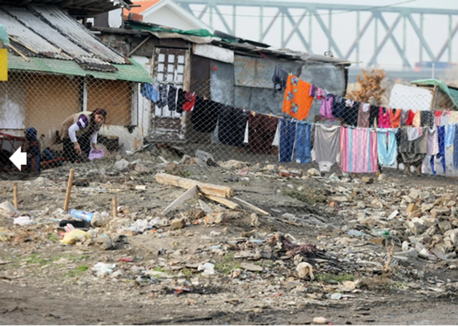 Divlje naselje blizu Pančevačkog mosta